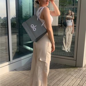 Glassons Wide Leg Cargo-style Trousers